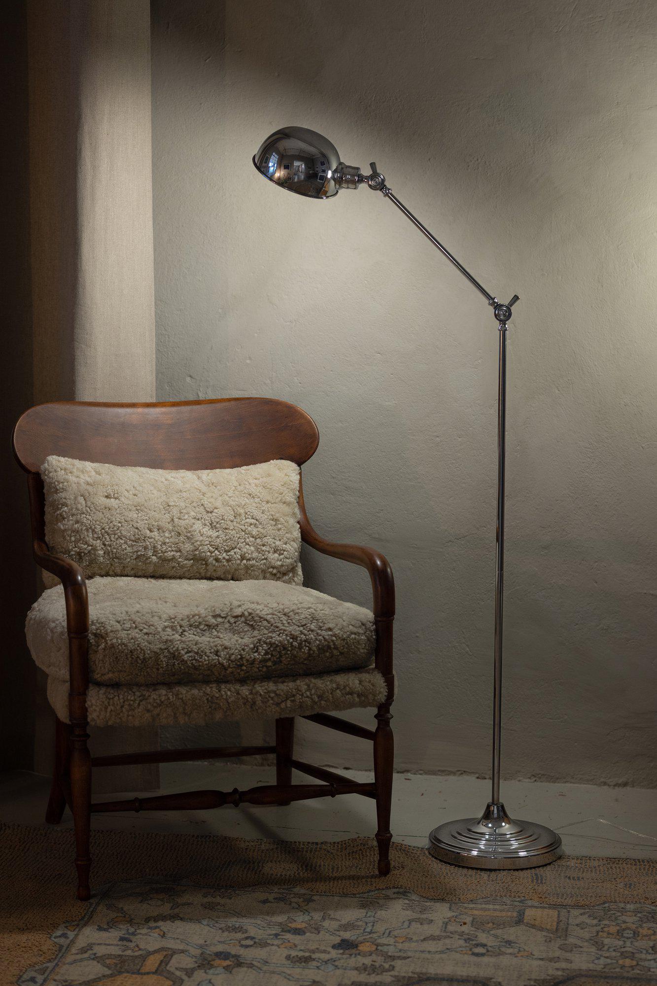 dev.markslojd Portland Floor Lamp Chrome