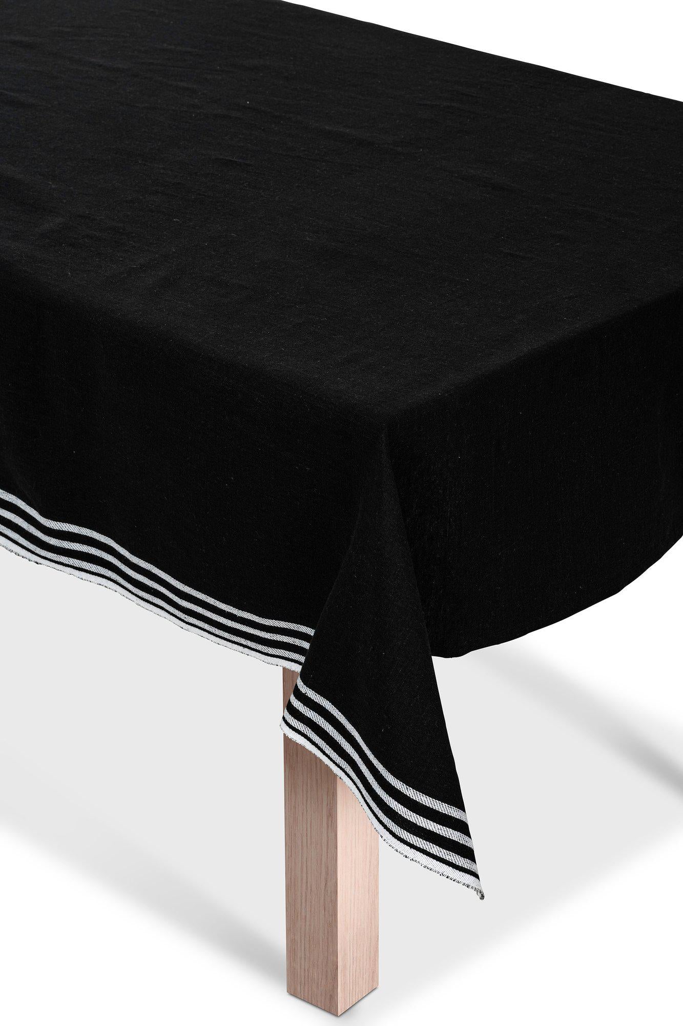 dev.markslojd Stenhild Tablecloth Black 150×300 cm