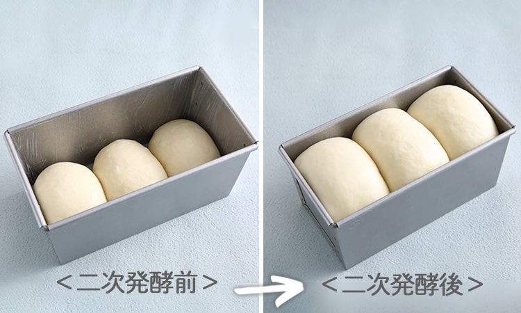 型物パンの二次発酵