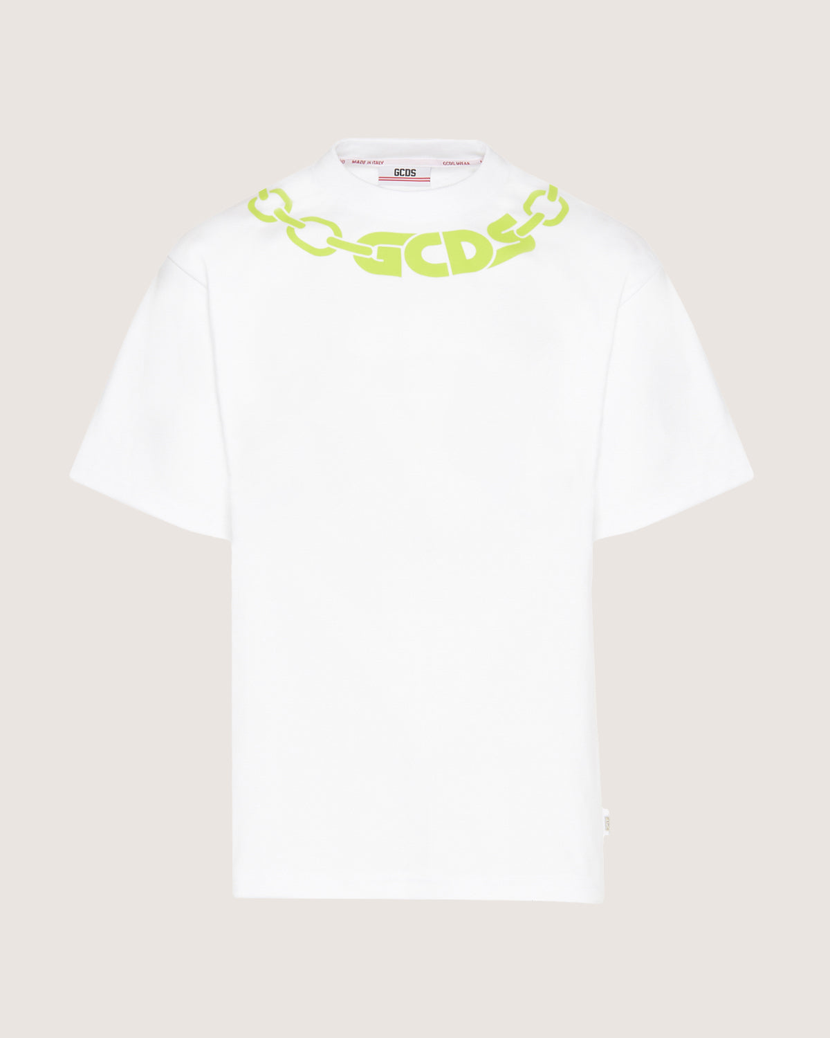 T-shirt with GCDS chain print