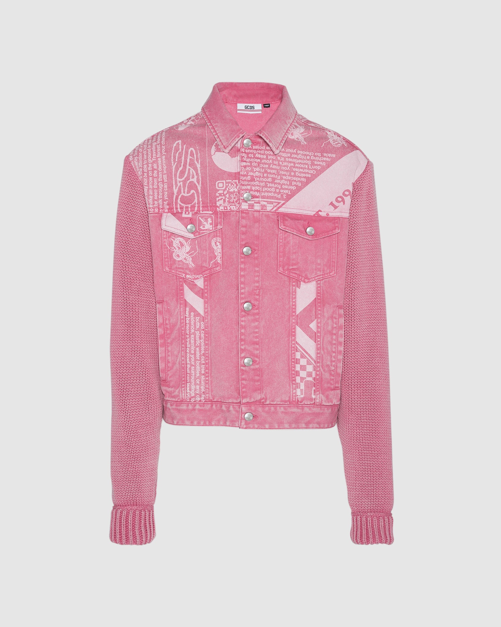 Overdyed universal flag bandana jacket
