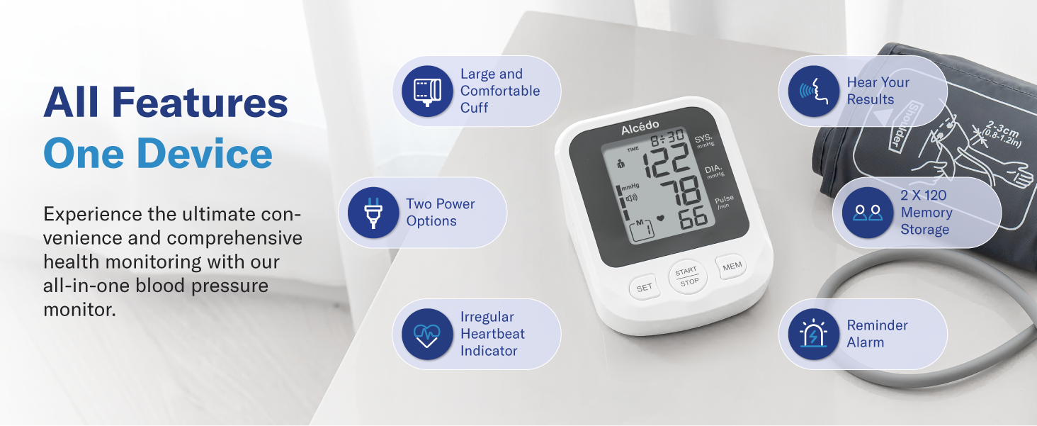 Alcedo AE178 Blood Pressure Monitor 