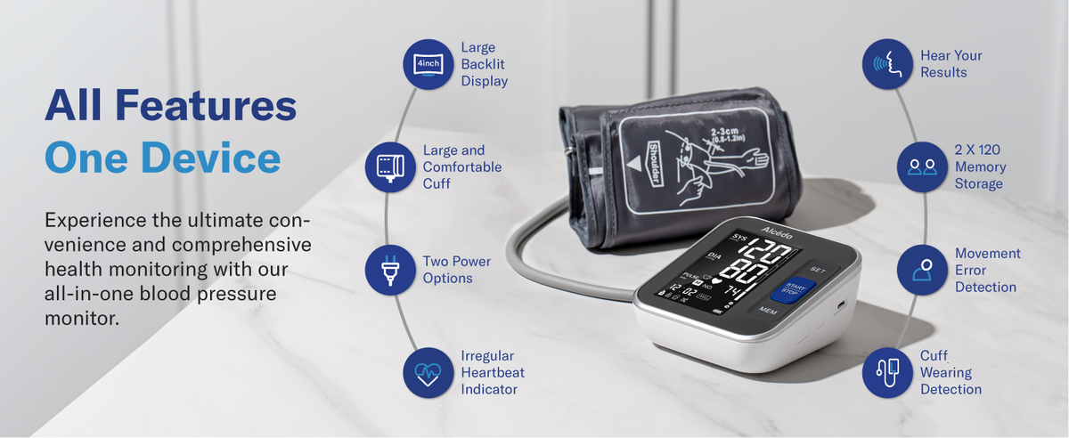 User Manual - Blood Pressure Monitor AE178 – Alcedo Health