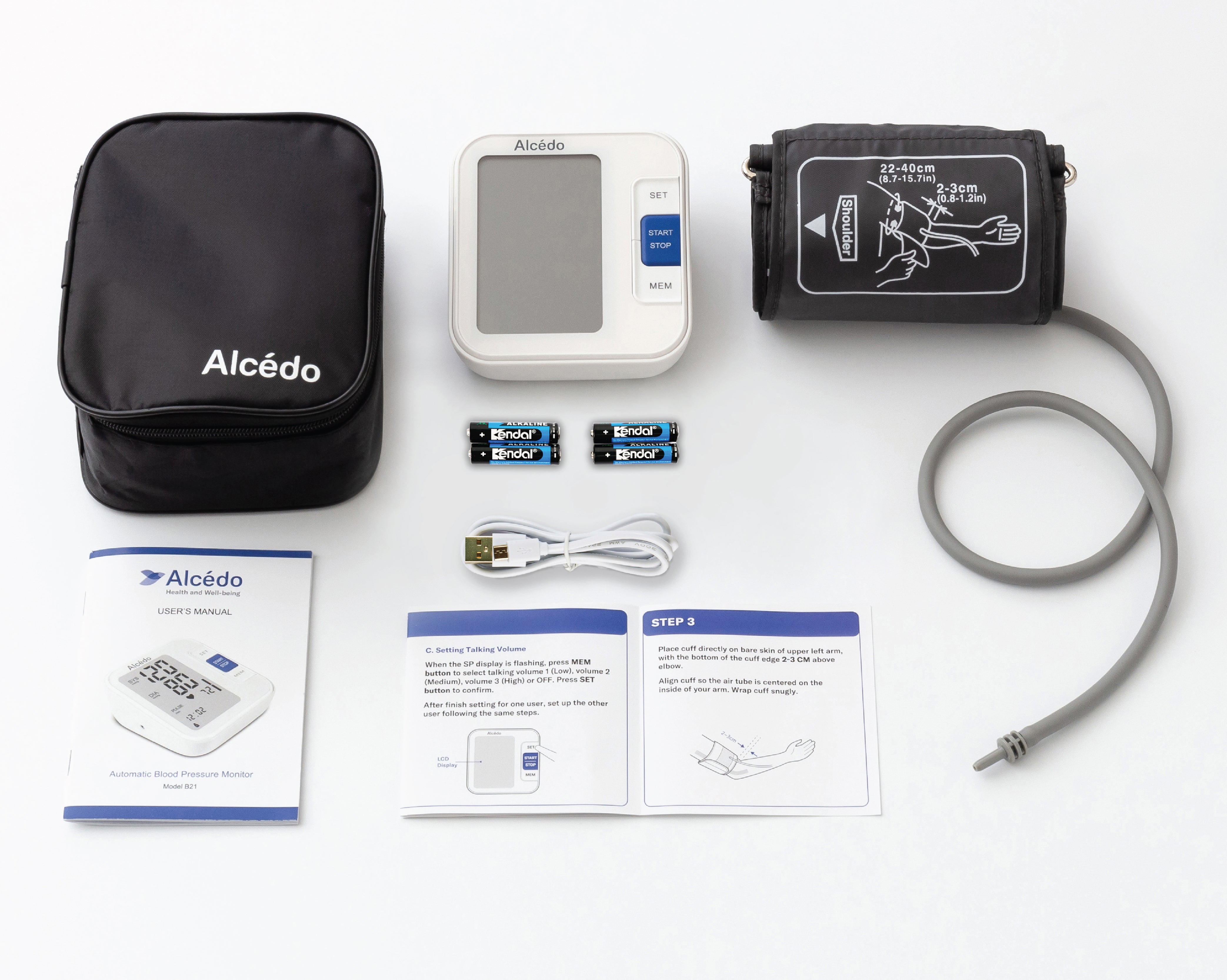 Alcedo Blood Pressure Monitor Upper Arm, Automatic Digital BP Machine
