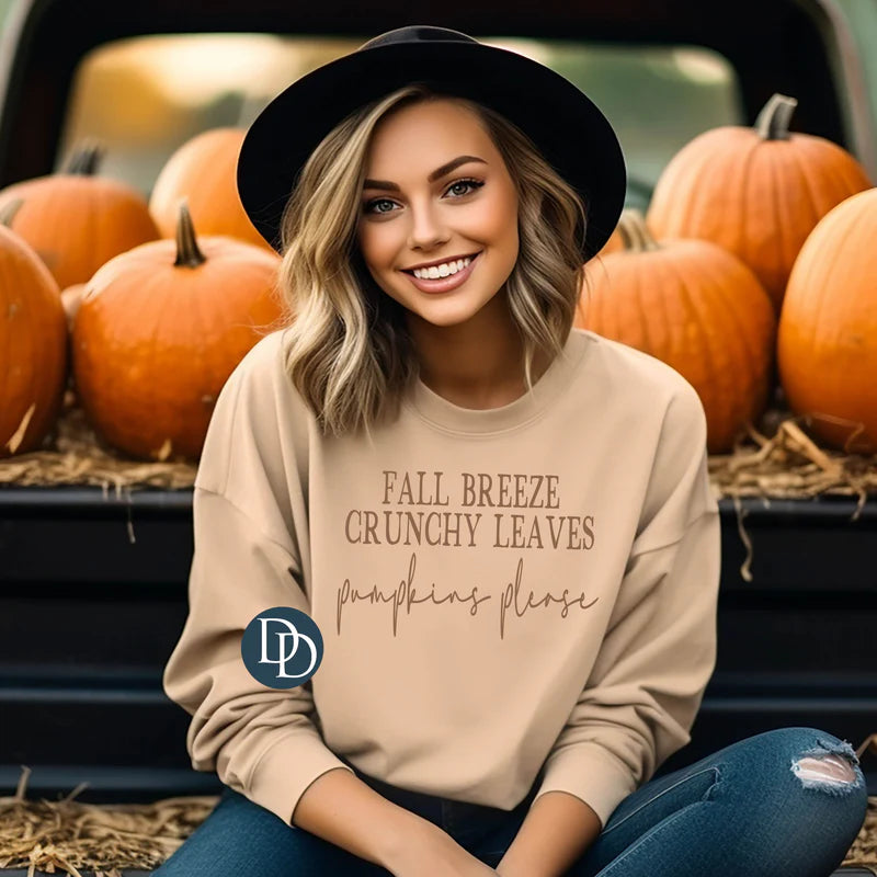 'Fall Breeze Crunchy Leaves' Graphic