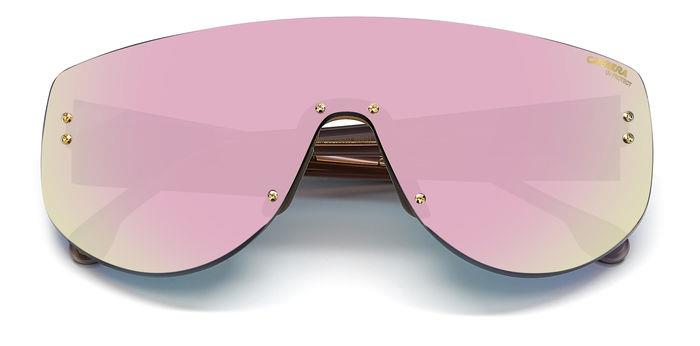 Carrera Flaglab-12 0000J Special Edition Sunglasses Women's Rose Gold/Grey  99mm