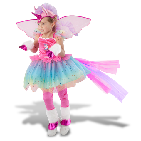 Little Girl Hologram Unicorn Wings Costume –