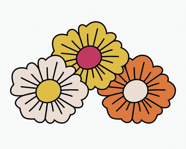 Garden Flower Deco Stickers – Estarcase