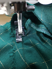 Sewing the facing in 