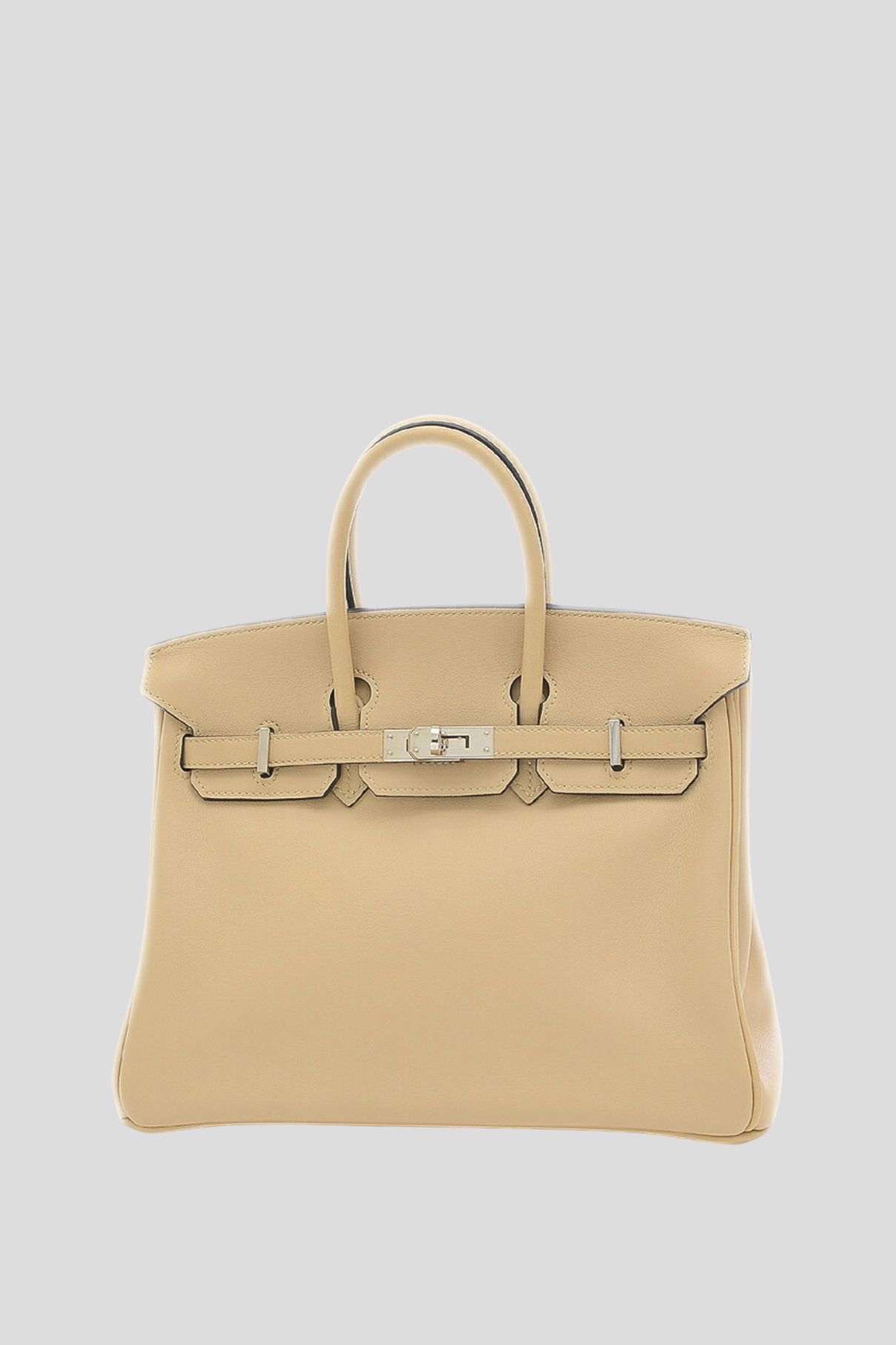 Hermes Parchemin Cream Swift Leather Birkin 30 Tote Bag