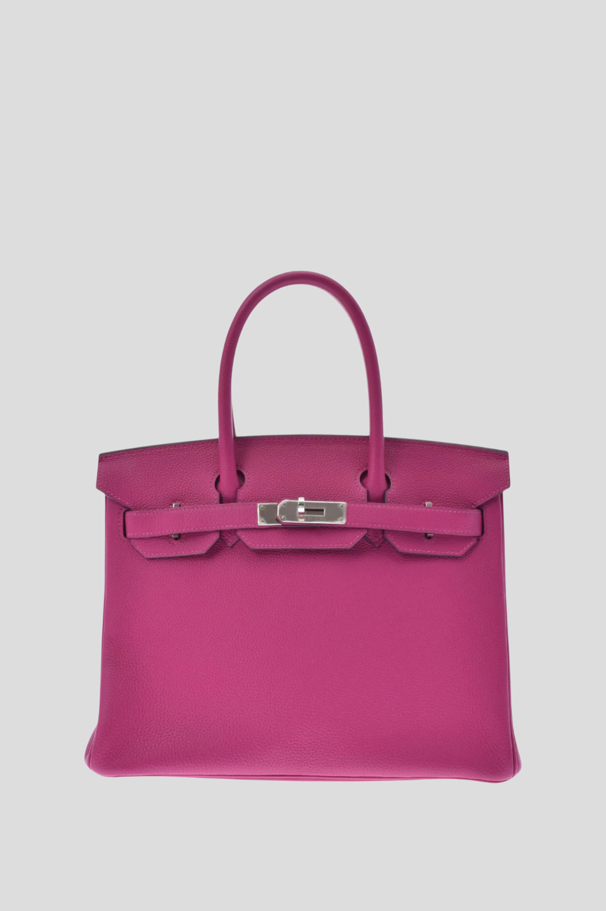 BIRKIN 25 SWIFT LEATHER ROSE AZALEE WITH PALLADIUM HARDWARE (PHW