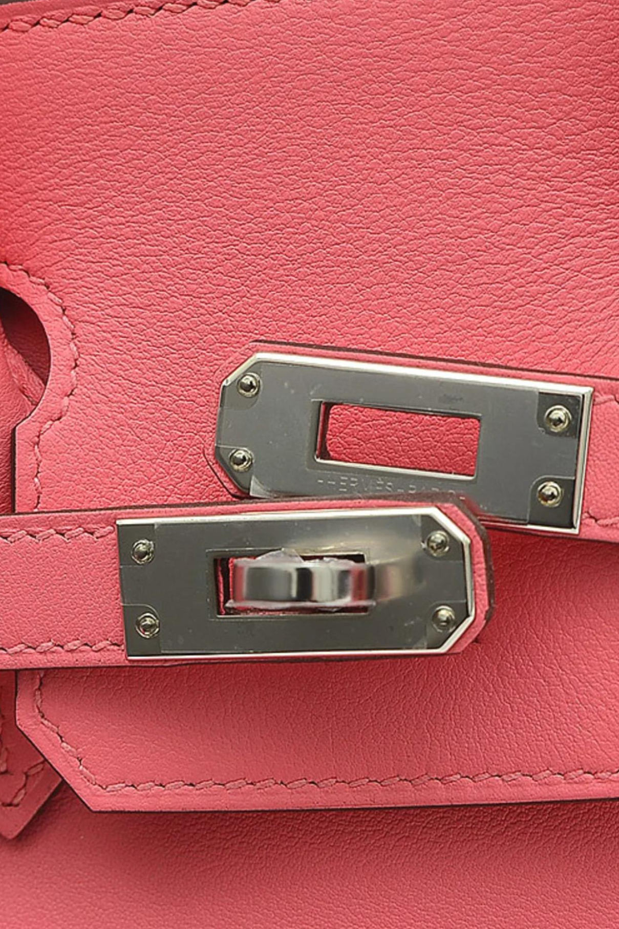 Birkin 25 Rose Azalee Colour in Swift leather with palladium hardware.  Hermès. 2019., Handbags and Accessories Online, Ecommerce Retail