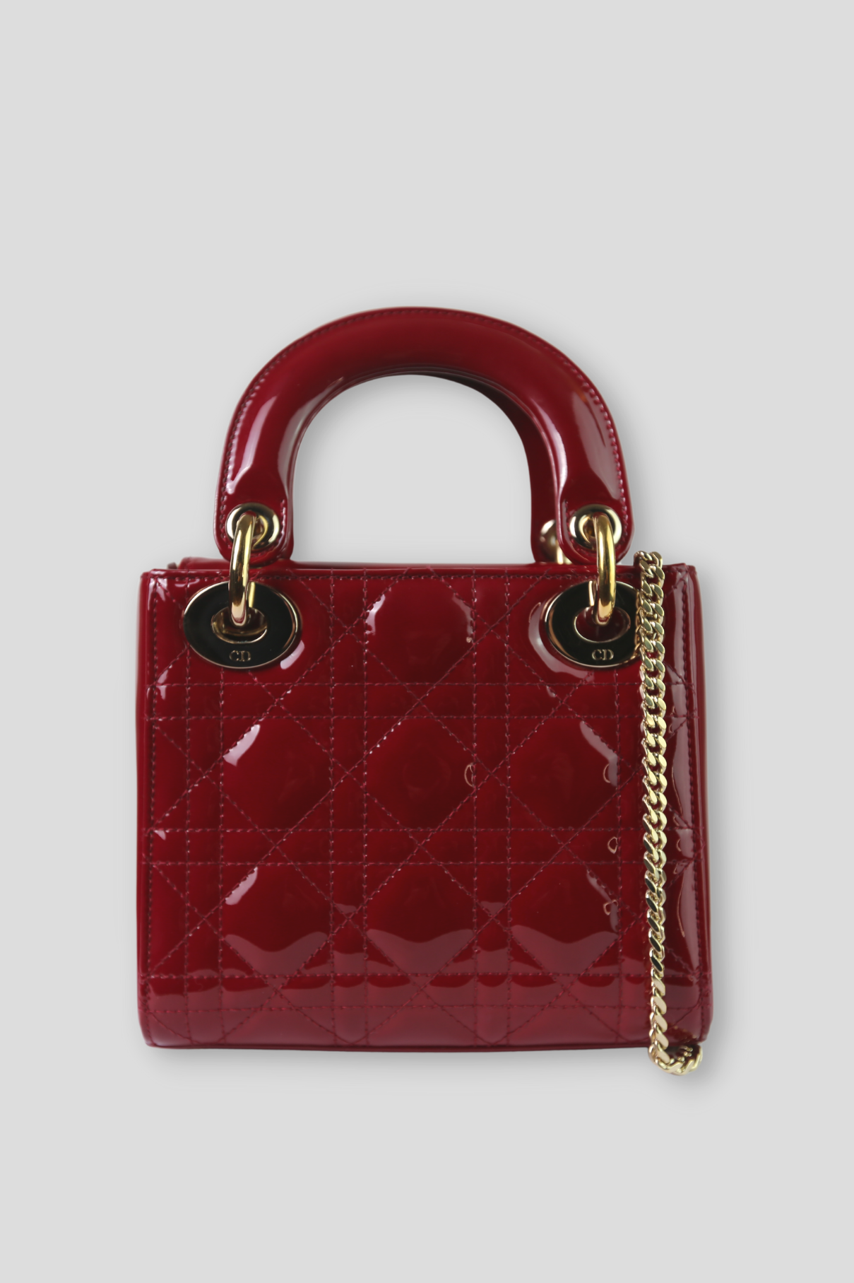 Dior Red Lady Dior Small Bag