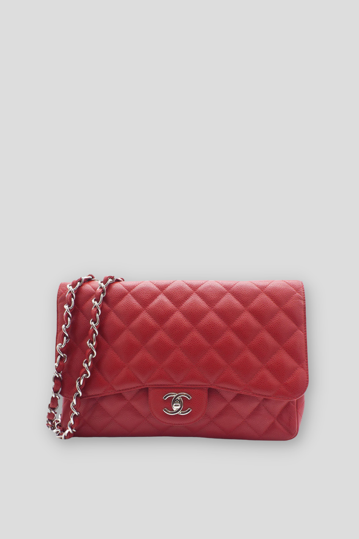 Mini Flap CC Pearl Crush Lambskin Quilted Bordeaux GHW