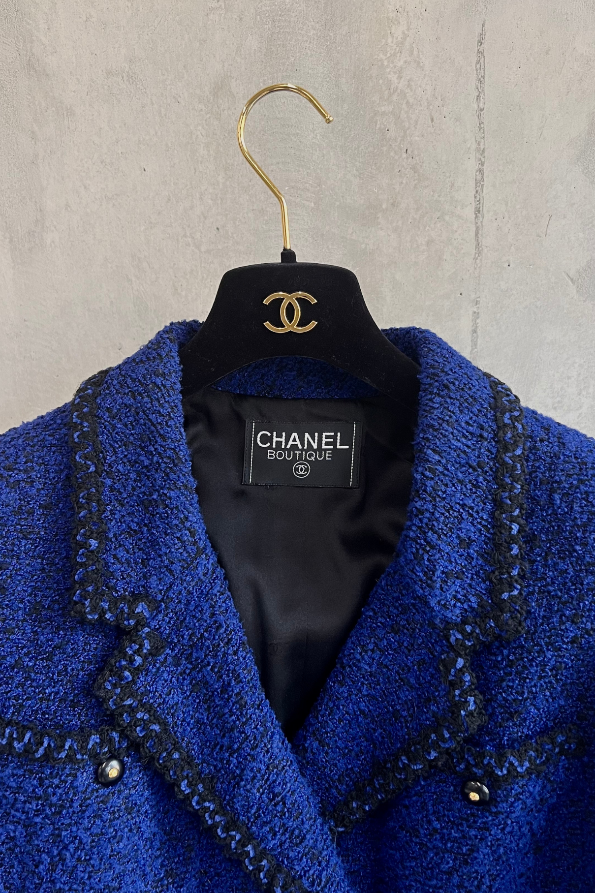 Tweed jacket Chanel Blue size 34 FR in Tweed - 17008653