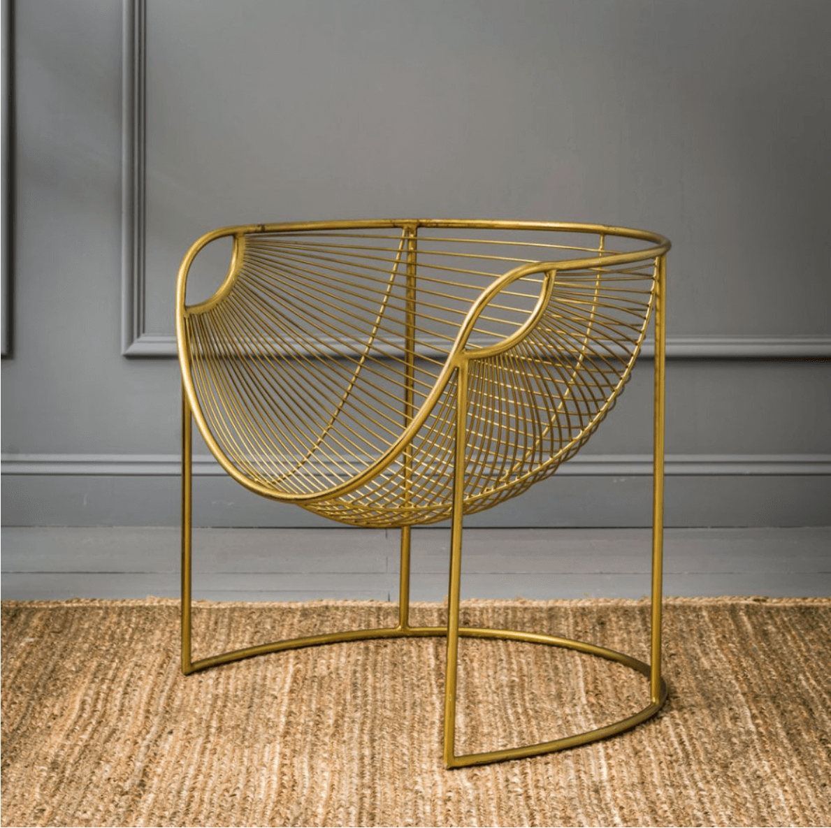 Mulberry Leaf Lounger in Gold, Graham & Green