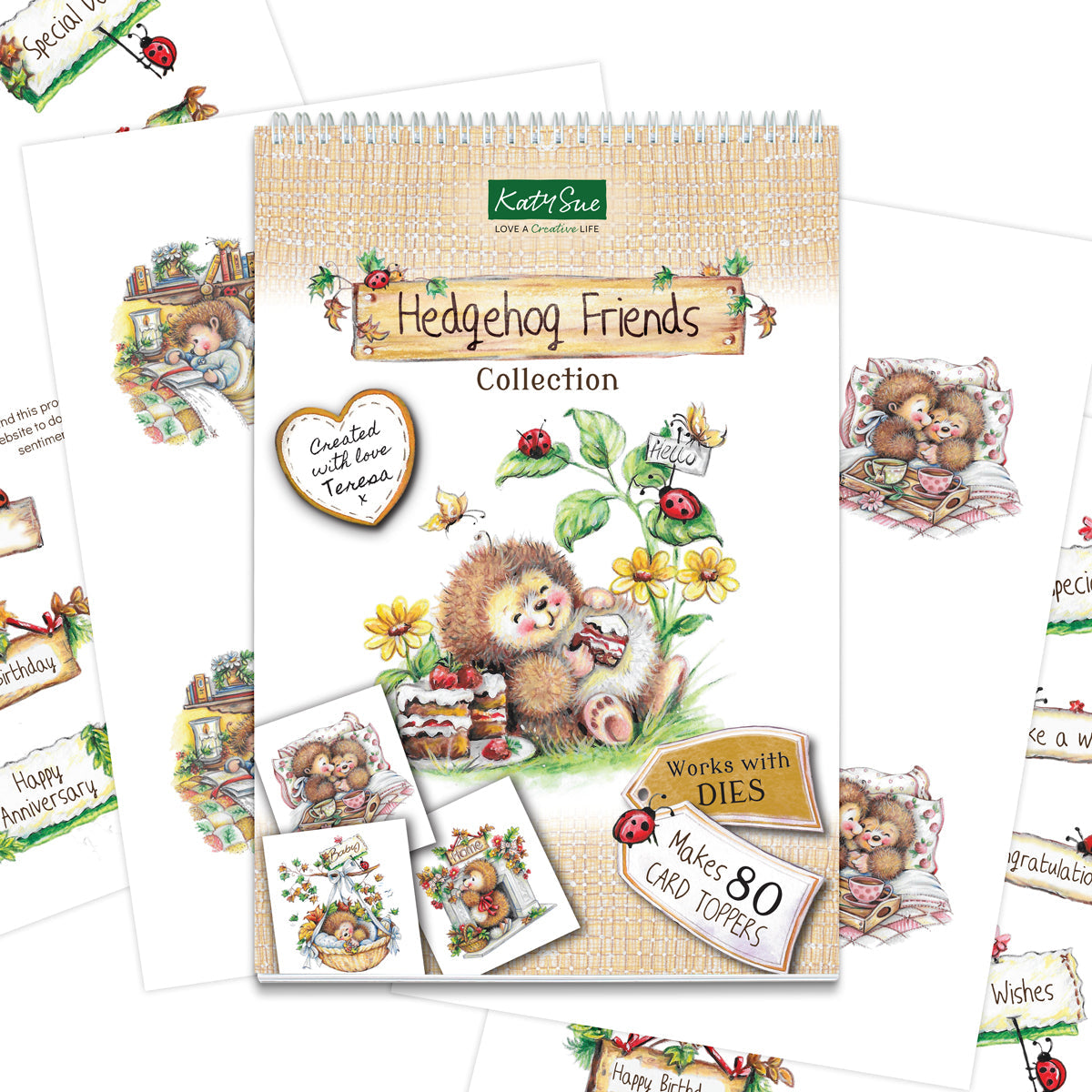 Hedgehog Friends Papercraft Pad