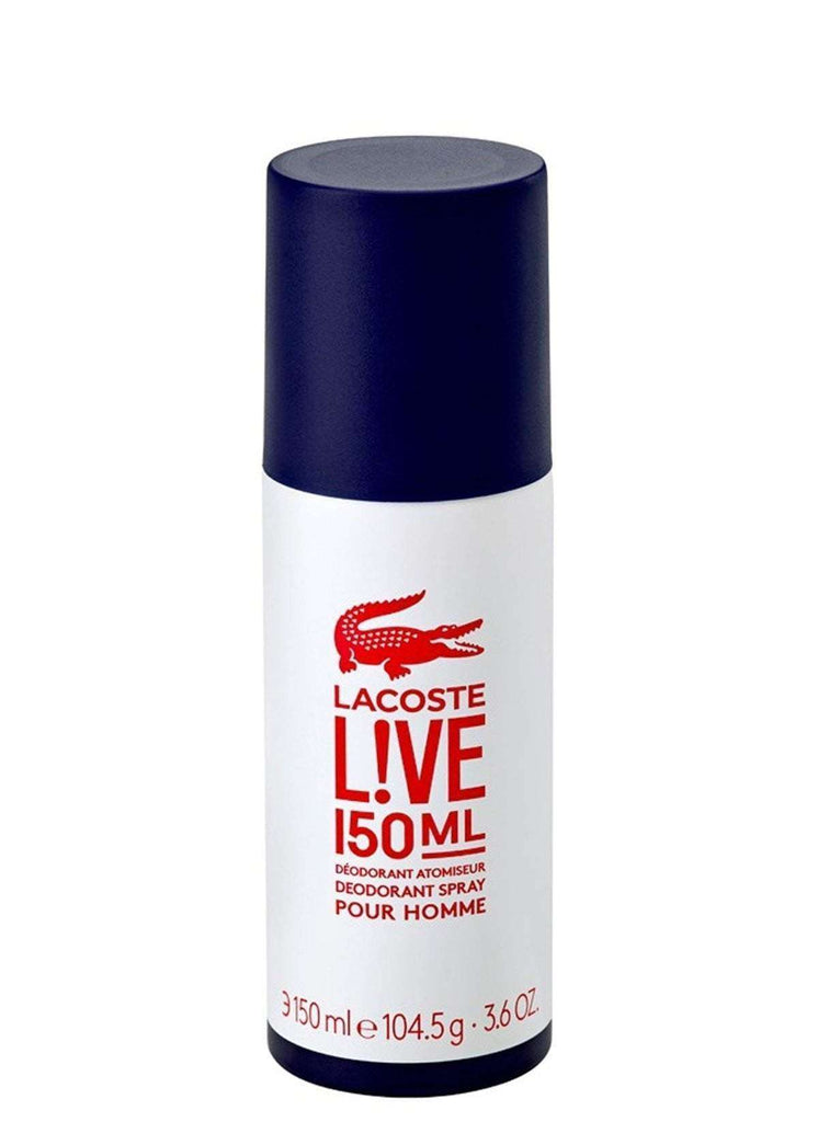 lacoste live deodorant spray