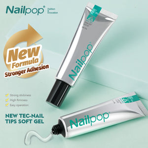 Nailpop Pro Soft Nail Tips Gel Glue 20g - Your Beauty Matters