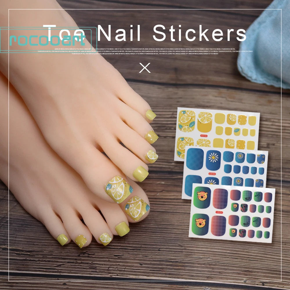 22tips Korea Toe Nail Sticker Wraps