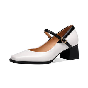 Genuine Leather Vintage Mary Jane Shoes - Your Beauty Matters