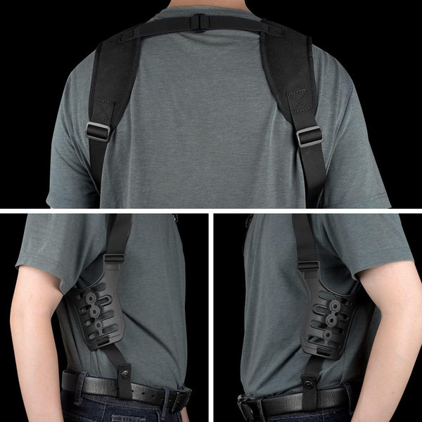 Shoulder Harness Platform Fits for the Holsters and Other Accessories with The Gear Design-Black | Gun&Flower