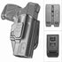 Polymer OWB Holster for Taurus G2C G3C Millennium G2 PT111/PT140 with 1 Pcs Belt Clip and 1 Pcs Molle Attachment Adapter