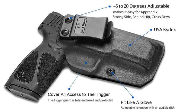 Gun & Flower Kydex IWB Holster Right Taurus G3 Kydex IWB Holster