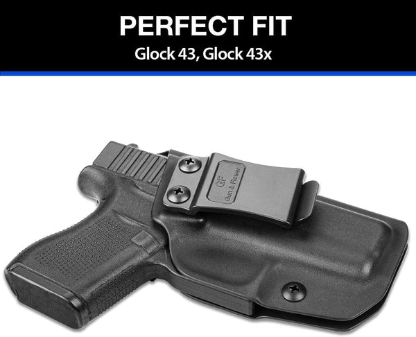 Gun & Flower Kydex IWB Holster Right Glock 43/43X Kydex IWB Holster