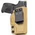 Gun & Flower Polymer IWB Holster Right Taurus G2C/G3C/ Taurus Millennium G2 PT111/PT140 Polymer IWB Holster in Tan