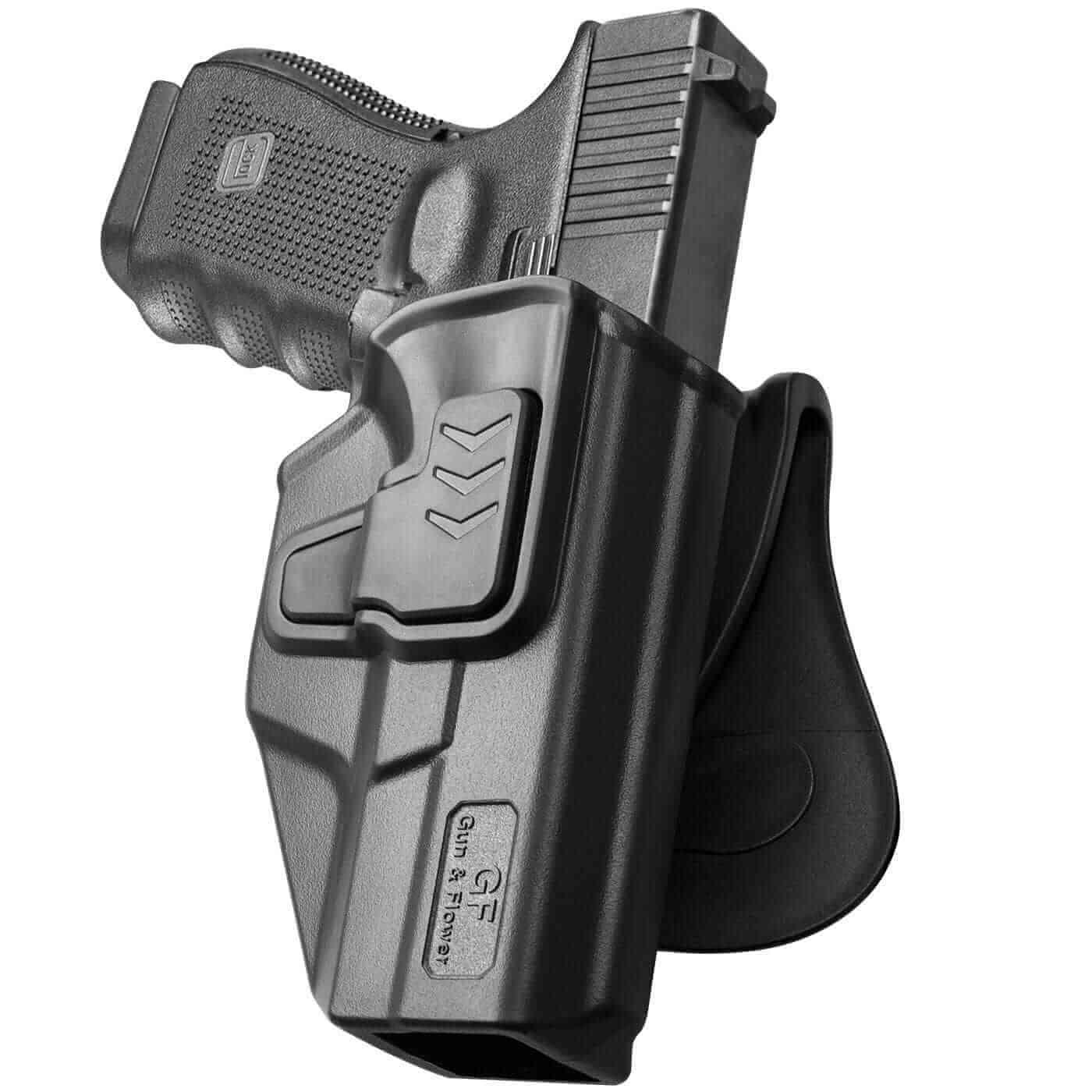 Gun & Flower Glock 19/19X/44/45 (Gen3-5) Polymer OWB Paddle Holster ...