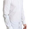 White 100% Cotton Men Dress Formal Shirt