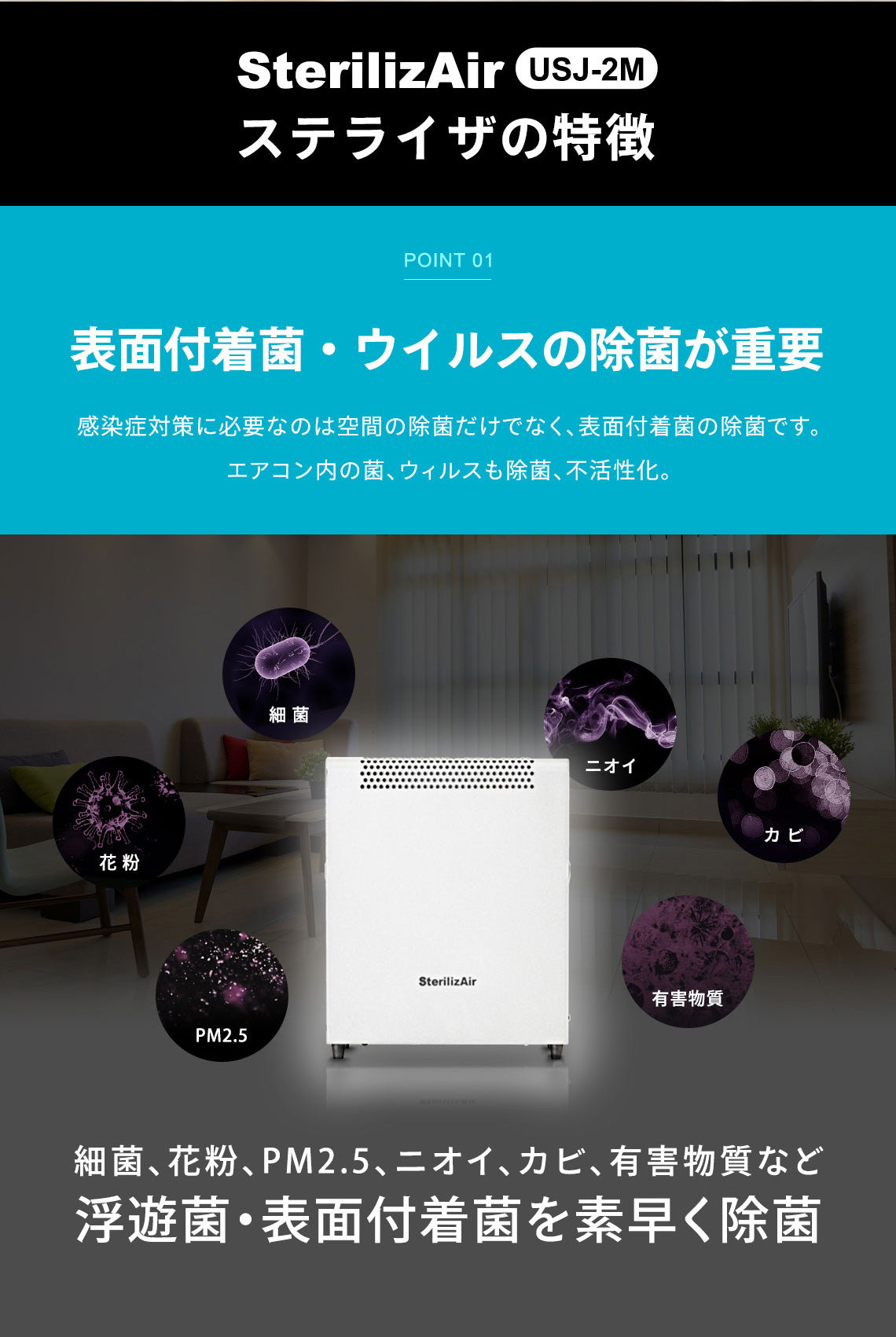 格安販売中 最終値下SterilizAir With ステライザ USJ-5 USJ-2型