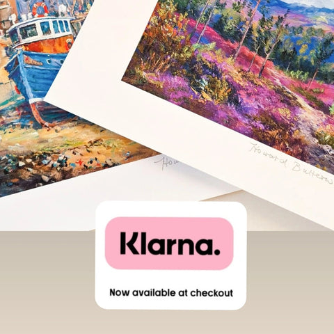 Klarna payment now accepted on our Scottish art prints by Howard and Mary Louise Butterworth