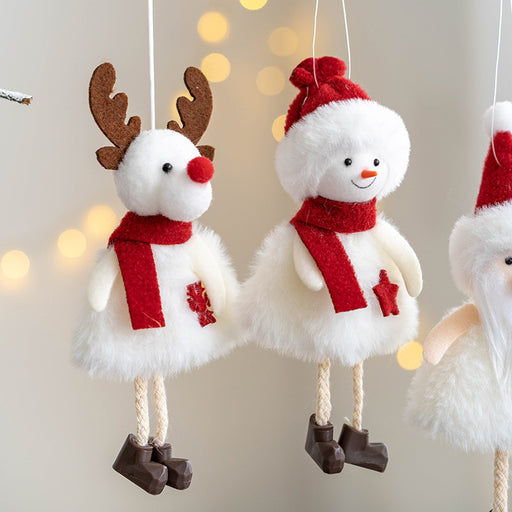 Felt Snowman for Kids Wall Double-Sided DIY Felt Christmas Snowman Set with  35 Glitter Detachable Ornaments for Xmas Decoration - AliExpress