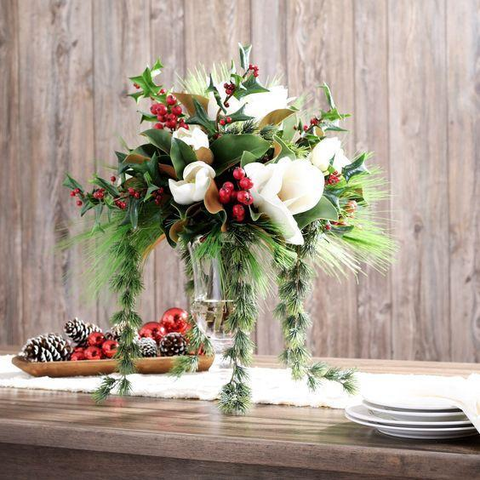 Artificial Christmas Flower Arrangements