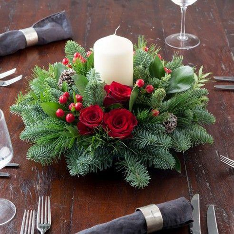 Artificial Christmas Flower Arrangements