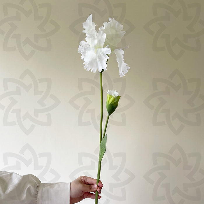 Bulk 31" Artificial Iris Flower Stem Silk Flowers Wholesale