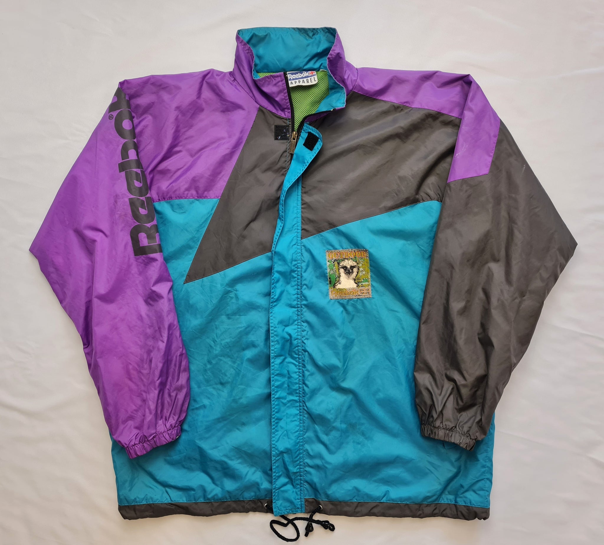 90s Reebok Vintage Windbreaker Jacket XL – classics