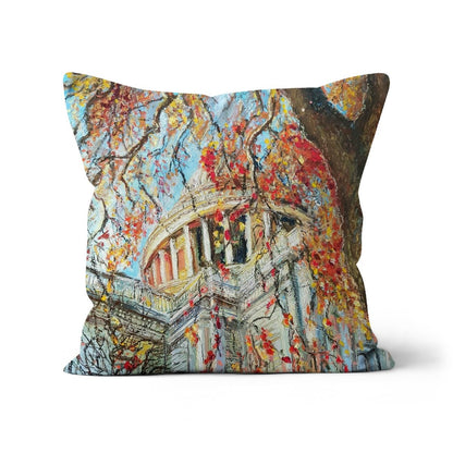 Autumn Colours At St Pauls Cathedral, London | Cushion Throw cushions Harriet Lawless Artist england