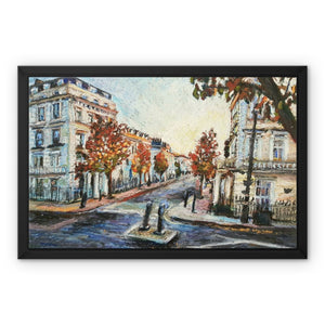 Autumn In Pimlico, London Print - Harriet Lawless Artist - landscape - london - Oil Painting