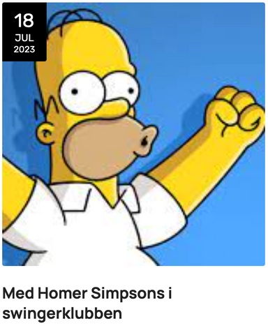 Homer på Swingersklubb