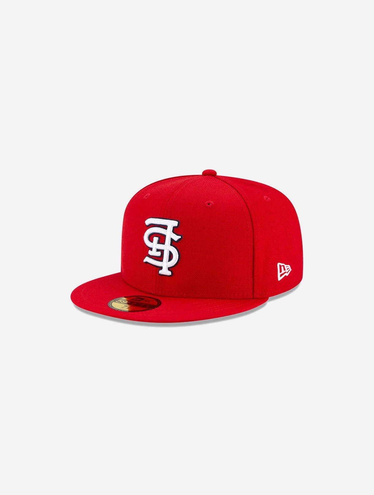 New Era Men's New Era Red St. Louis Cardinals Chain Stitch Heart 59FIFTY  Fitted Hat