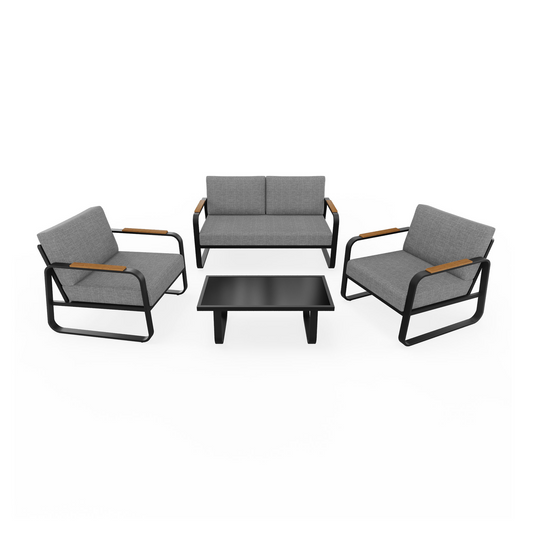 Alexander 4-Piece Outdoor Loveseat Set