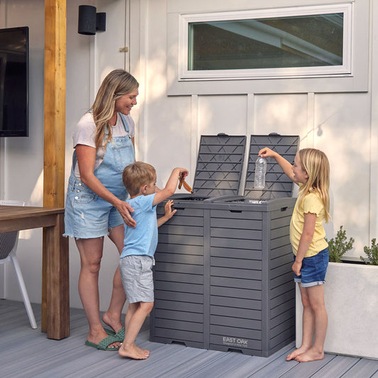 62 Gallon Outdoor Trash Can