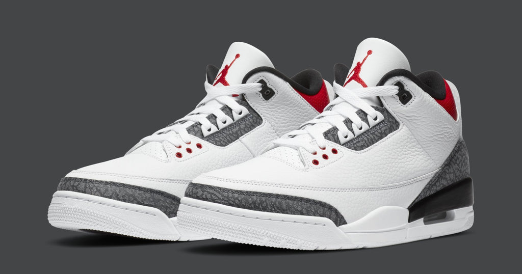 black and red jordan 3 retro