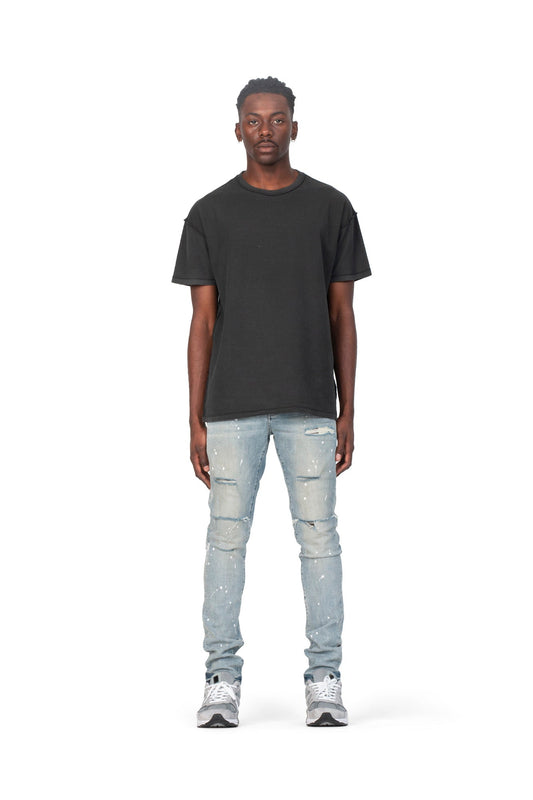 Purple Brand P002 Slim Dropped Fit Jeans In Indigo