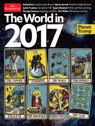 The Economist World in 2017 cover.