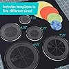 Creative Grids Quilt Ruler Circles (5 Discs with Grips) Quilt Ruler