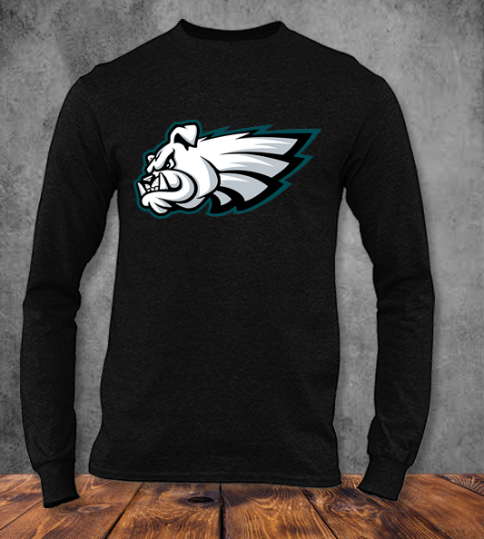 Jason Kelce Philadelphia Eagles Women's Black by Midnight Mascot T-Shirt 